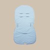 Thumbnail Protector para Carrito Celeste con Motas Blancas0