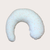 Thumbnail Almohada de Lactancia blanca con estrellitas rosa0